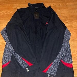 Rare Nike Air Jordan Black Cement Jacket XL Bred NWT 2006